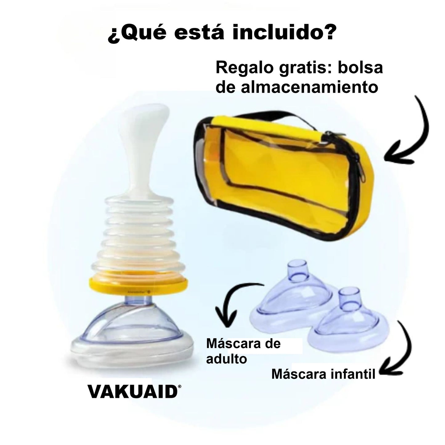 Vakuaid® | Dispositivo Anti-Asfixia + Bolsa Gratis